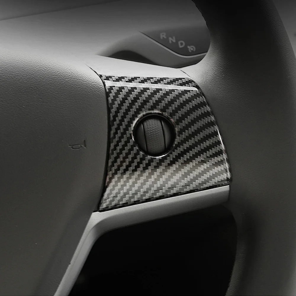 Автомобильная наклейка на руль для Tesla Model 3 серии 2017 2019 декоративная Обложка