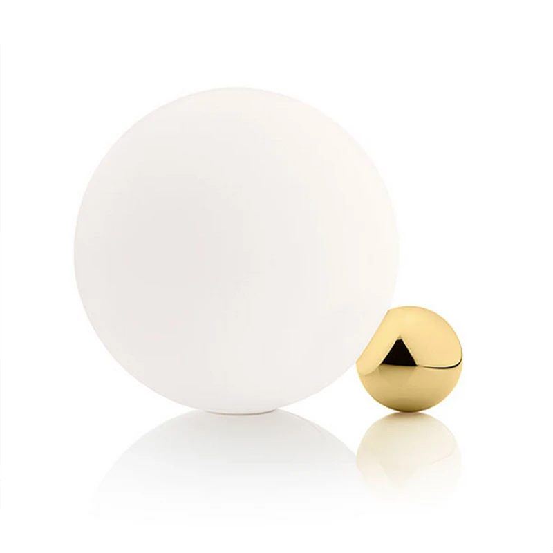 

Post modern simple glass creative warmth small night lamp desk bedroom bedside decoration ball led small lamp