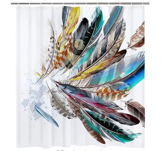 Шторы для пляжа и душа в стиле бохо водонепроницаемые декоративные занавески с