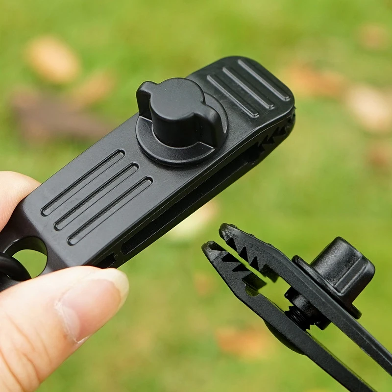 10Pcs Tarp Clips Multipurpose Secures Clamp Camping Clip Canvas Anchor Gripper for Outdoor Tent Awning | Спорт и развлечения