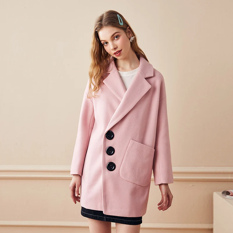 

Модное бархатное Женское пальто в Корейском стиле, винтажное шерстяное пальто, женское синее зимнее пальто