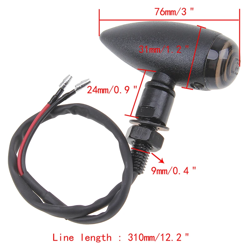 POSSBAY металлический Сигналы поворота для мотоцикла светильник Байк индикатор