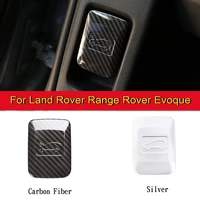 car accessories for land rover range rover evoque l551 2019 2020 abs carbon fiber texturesilver hood switch panel cover trim