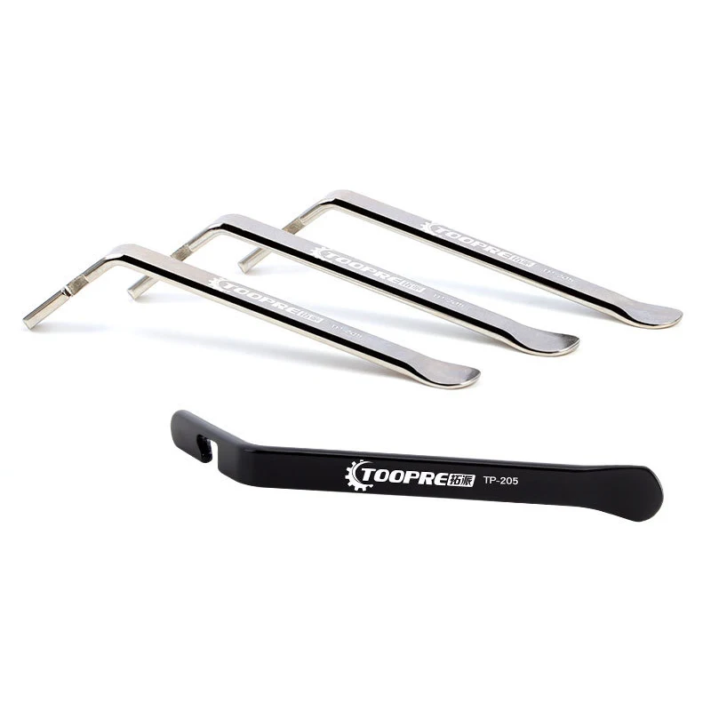 TOOPRE 3pcs/set Road MTB Bike Tire Lever Bicycle Tyre Spoon Stick Iron Changing Tool Tube Removal Stainless Steel - купить по