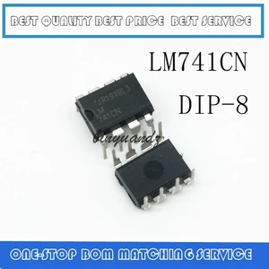 10PCS LM741CN DIP-8 LM741 UA741CN Operational Amplifier IC