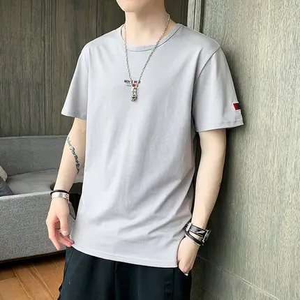 

Summer men's business casual short sleeve t-shirt 2466