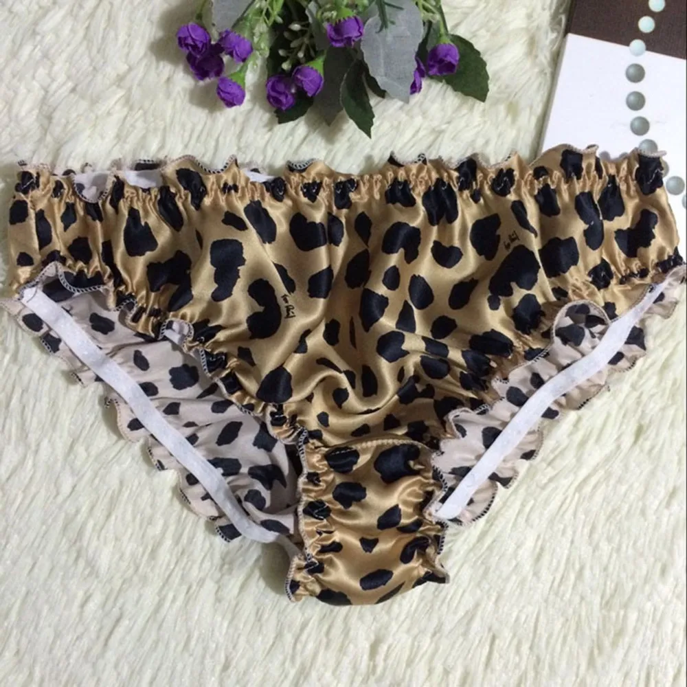 

Women 100%Silk Satin Briefs Seamless Panties Knickers Underwear Soft Lingerie
