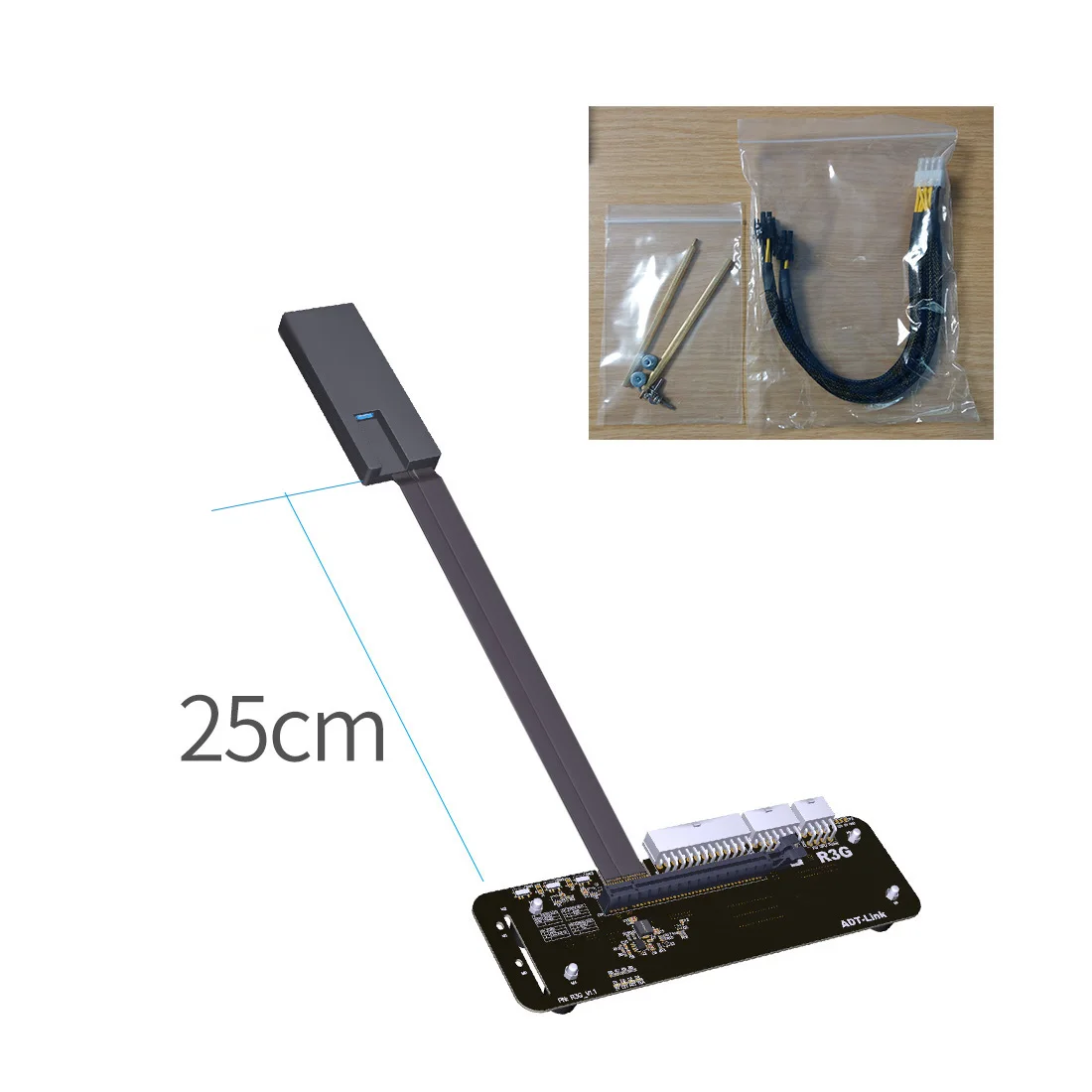 Кабель удлинитель ADT Link R43SG TB3 PCIe x16 PCI e к Express кабели адаптер eGPU док станция Thunderbolt