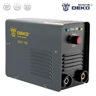 Инверторная дуговая электросварочная машина DEKO, сварочный аппарат для сварочных работ и электрических работ, 180 А, 6,8 кВА, IP21S