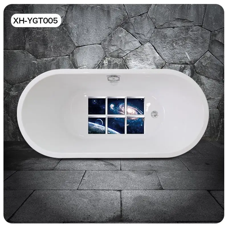 Наклейки для ванны 6 шт./компл. наклейки Нескользящие самоклеящиеся