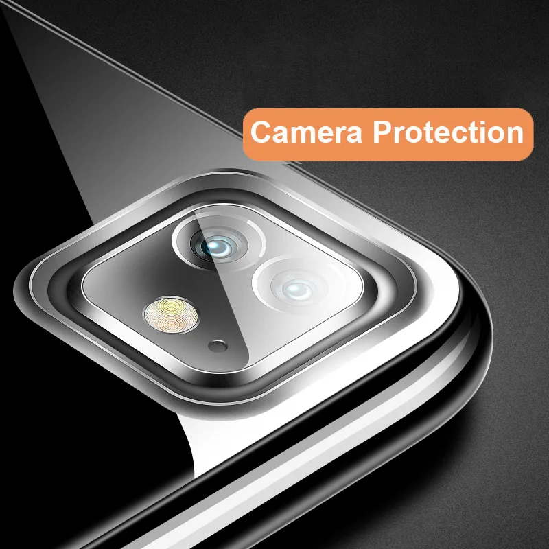Чехол для iphone 13 12 11 Pro X XR XS Max мягкий силиконовый прозрачный чехол-бампер 6 6S 7 8 Plus SE