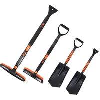 telescopic snow brush car snow removal shovel winter snow removal tool set for scraping frost and snowboard deicing shovel