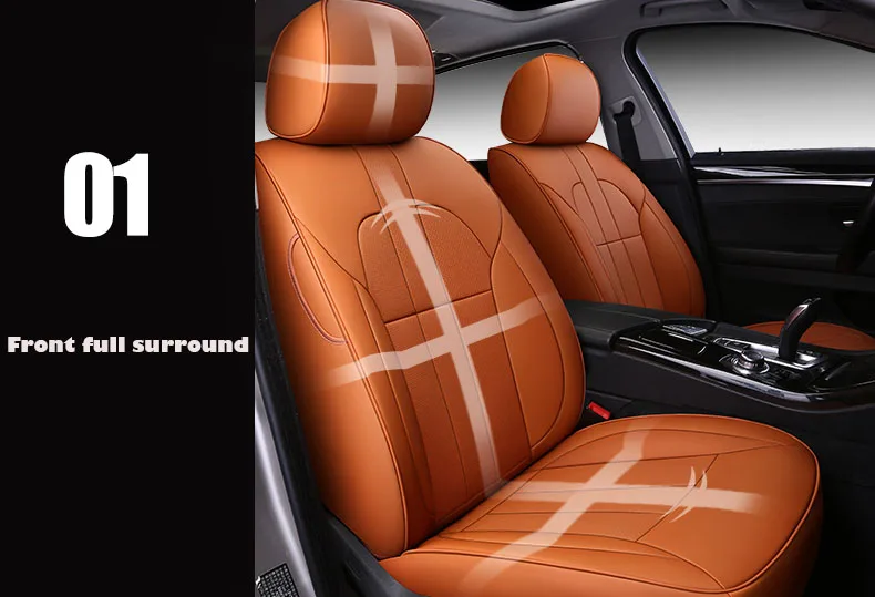 Чехол из воловьей кожи на автомобильное сиденье для Land Rover Discovery 4 5 3 Sports FreeLander 2 Range