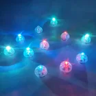 Круглые светодиодные шарики-вспышки, мини-вспышки для фонариков, рождественские, свадебные, праздничные украшения, #0