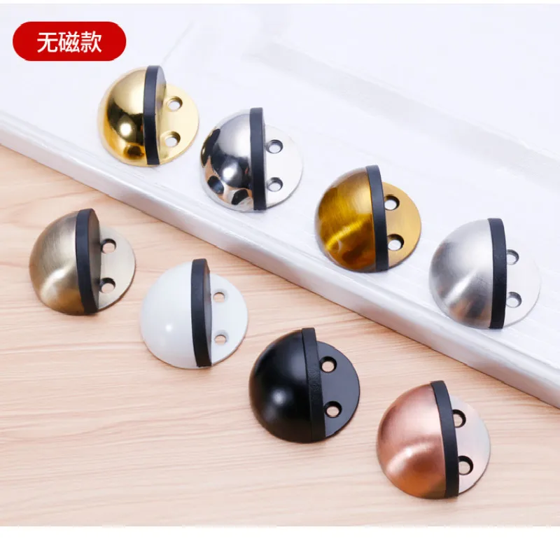 Резиновые дверные ограничители из нержавеющей стали наклейка без перфорации