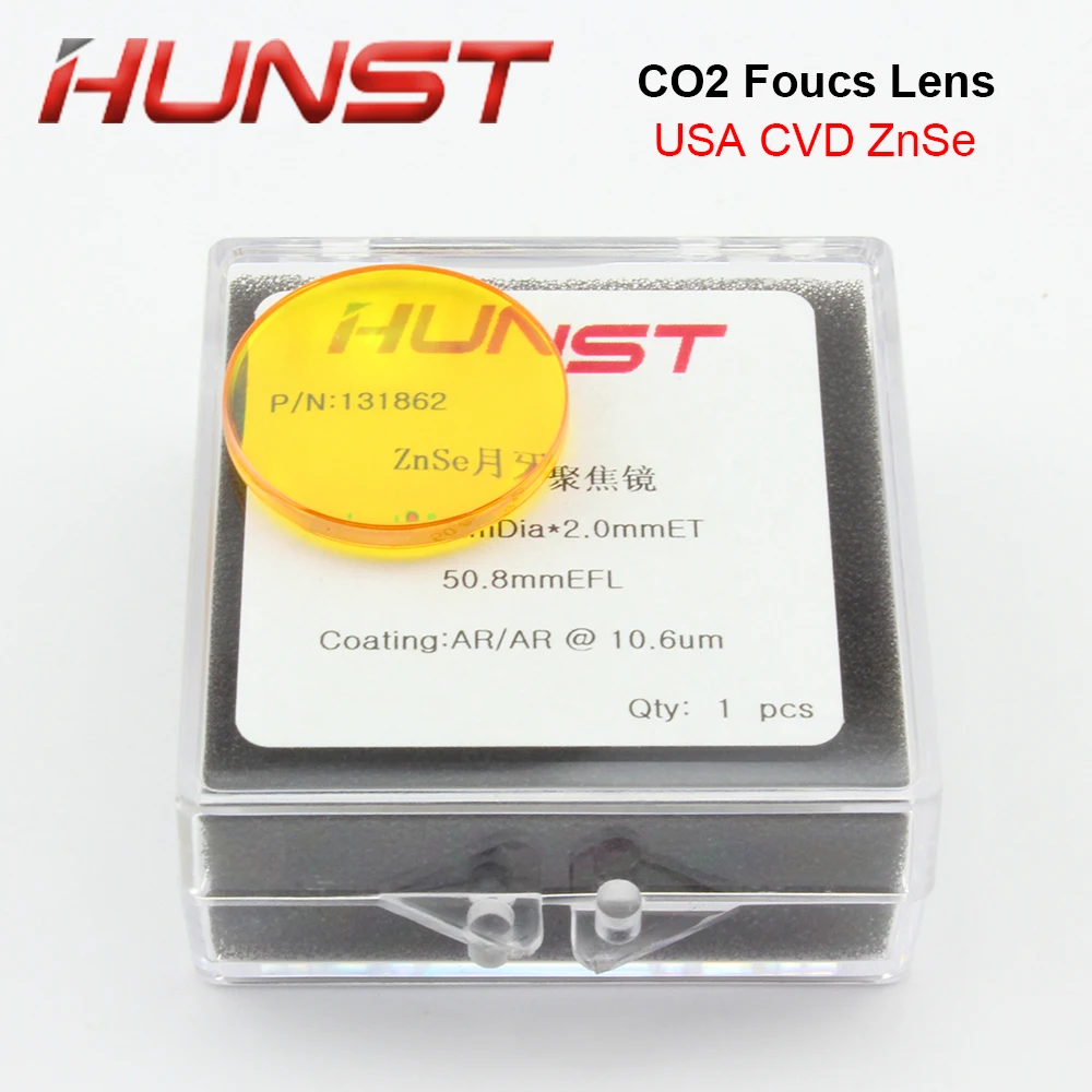 

CO2 Laser Focusing Lens USA CVD ZnSe Dia 12 18 19.05mm 20 FL 38.1 50.8 63.5 76.2 101.6 For Laser Cutting Machine Parts