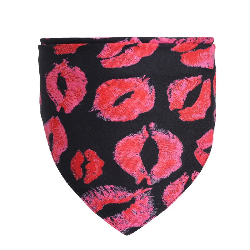 Бандана для домашних питомцев на День святого Валентина треугольный шарф