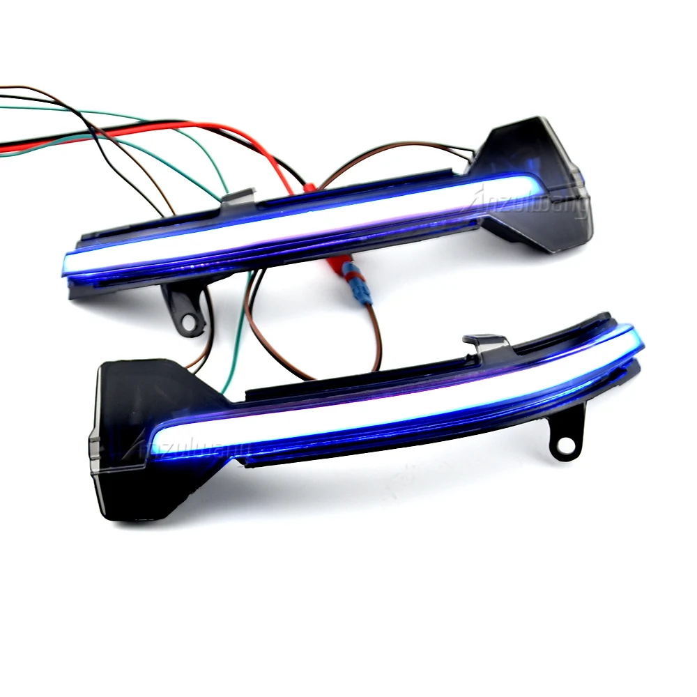 

For BMW 5 6 7 Series F10 F11 F07 F06 F12 F13 F01 Dynamic Turn Signal LED Rearview Mirror Indicator Blinker Sequential Light