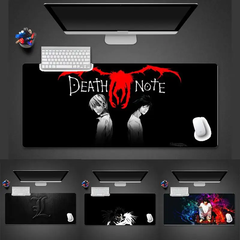 

Death Note Gaming Player desk laptop Rubber Mouse Mat X XL XXL Non-slip Cushion Thickness 2mm