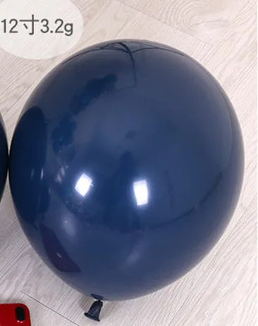 1 комплект 12 дюймовых темно синих коралловых красных воздушных шаров смешанные 18