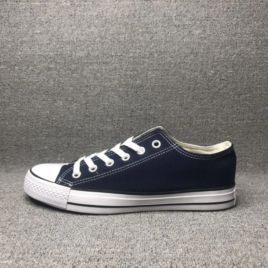 TRILEINO, Дымчатая синяя мужская женская парусиновая обувь для скейтбординга, унисекс, все звезды, зеленые, низкие, не скользящие, классические кроссовки - Цвет: blue