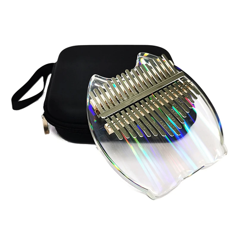 

Rainbow Kalimba 17 Key Thumb Piano Crystal Finger Piano Colorful