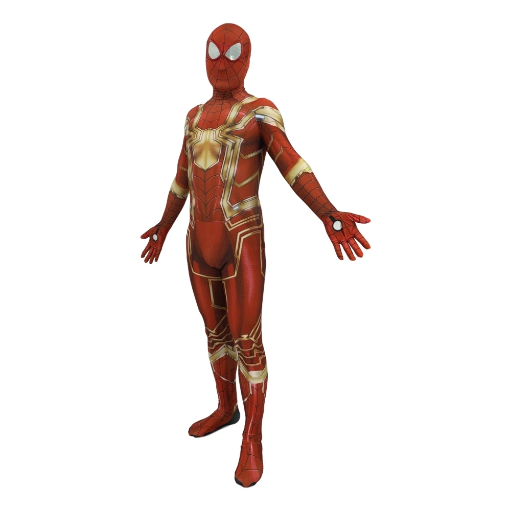 Костюм паука для встречи выпускников Косплей Zentai Железный человек супергерой
