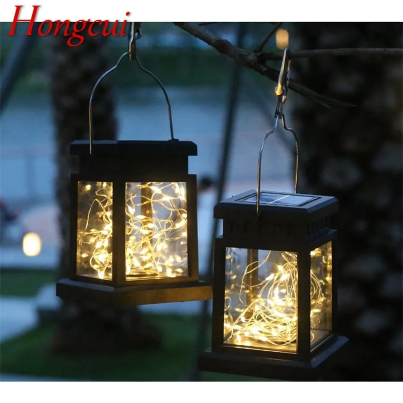 

Hongcui Solar Landscape Lights Outdoor LED Modern Waterproof IP65 Pillar Garden Candle Lamp for Decoration