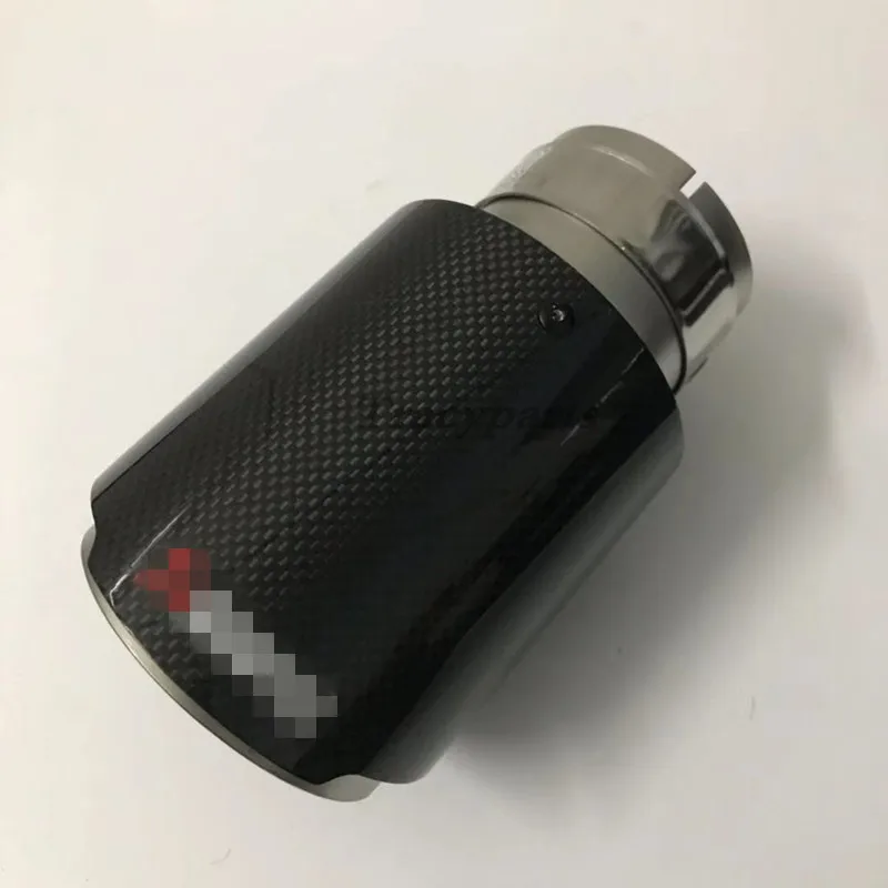 Akrapovic выхлопные трубы для автомобиля глянцевый углеродный глушитель наконечник