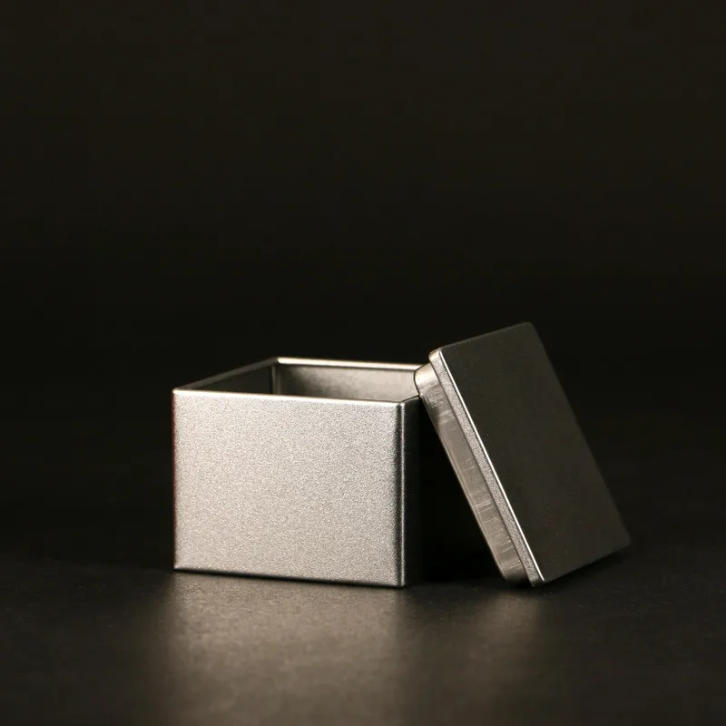 Однотонные маленькие железные коробки 12 шт./лот Мини жестяная коробка для конфет