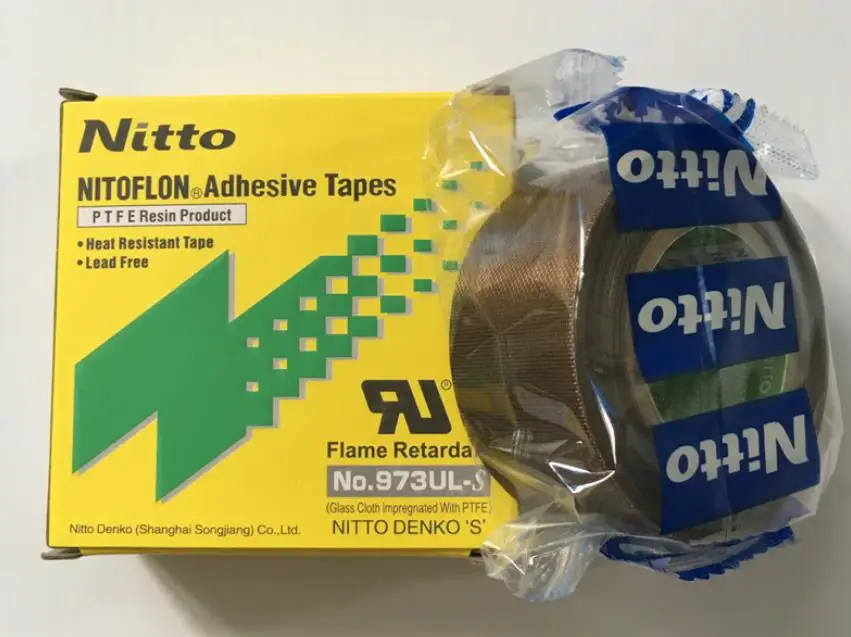 5 шт. t0.13 мм* w13мм* L10m Япония NITTO DENKO лента NITOFLON Водонепроницаемая односторонняя лента 973UL-S
