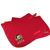 cavassion equestrian saddle pad horse riding panel with sweat absorption and breathable material on the horse back