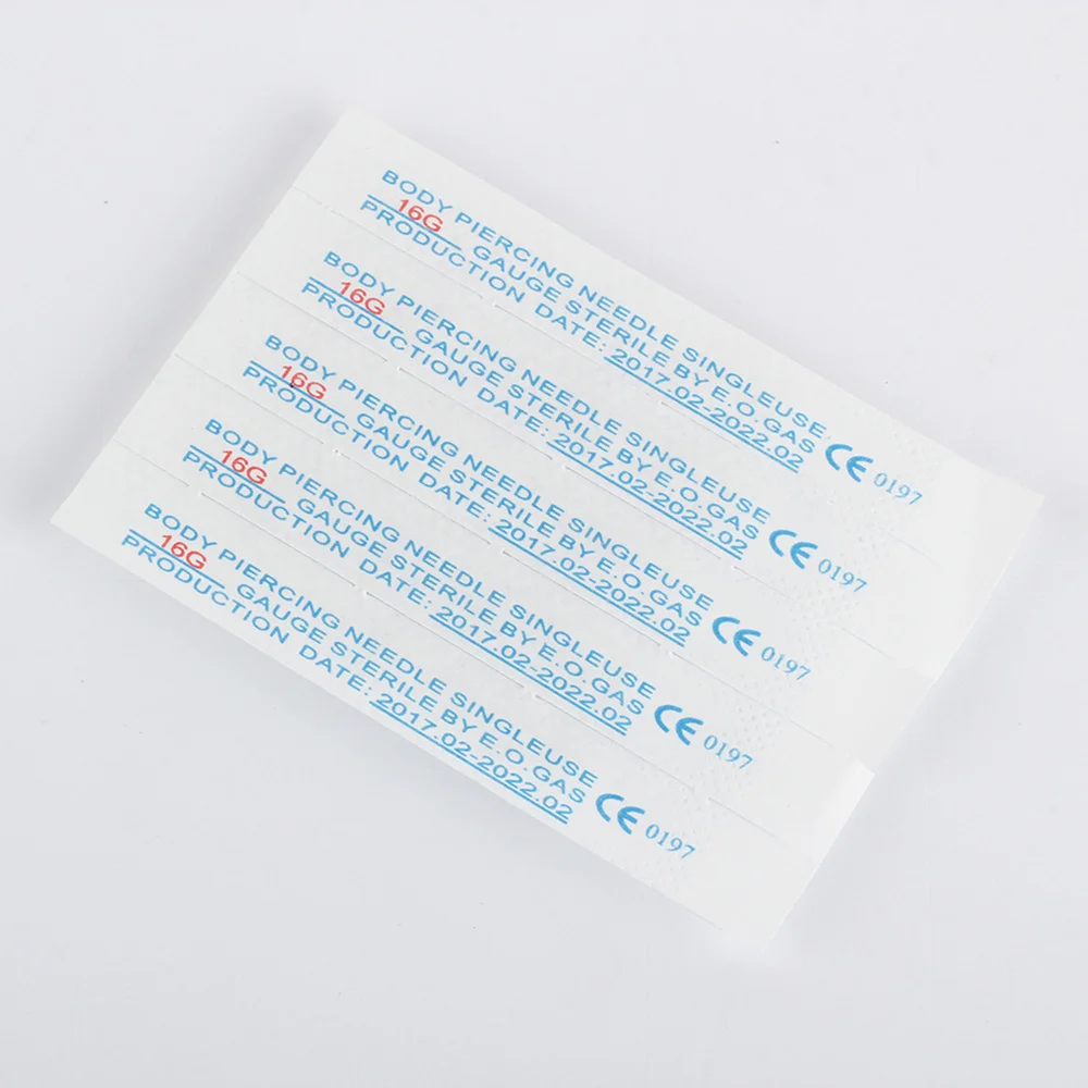 

100pcs 16G Needles Mixed Size Supply Body Needles Machine Tool Supply