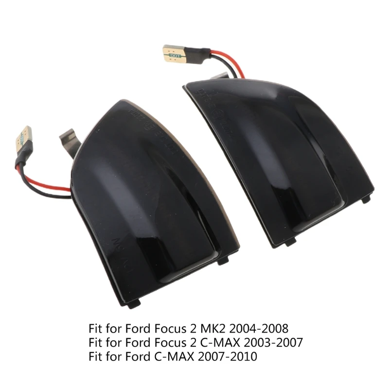 

LED Dynamic Turn Signal Light Side Mirror Sequential Blinker Indicator Lamp For For d C-Max 2003-2010