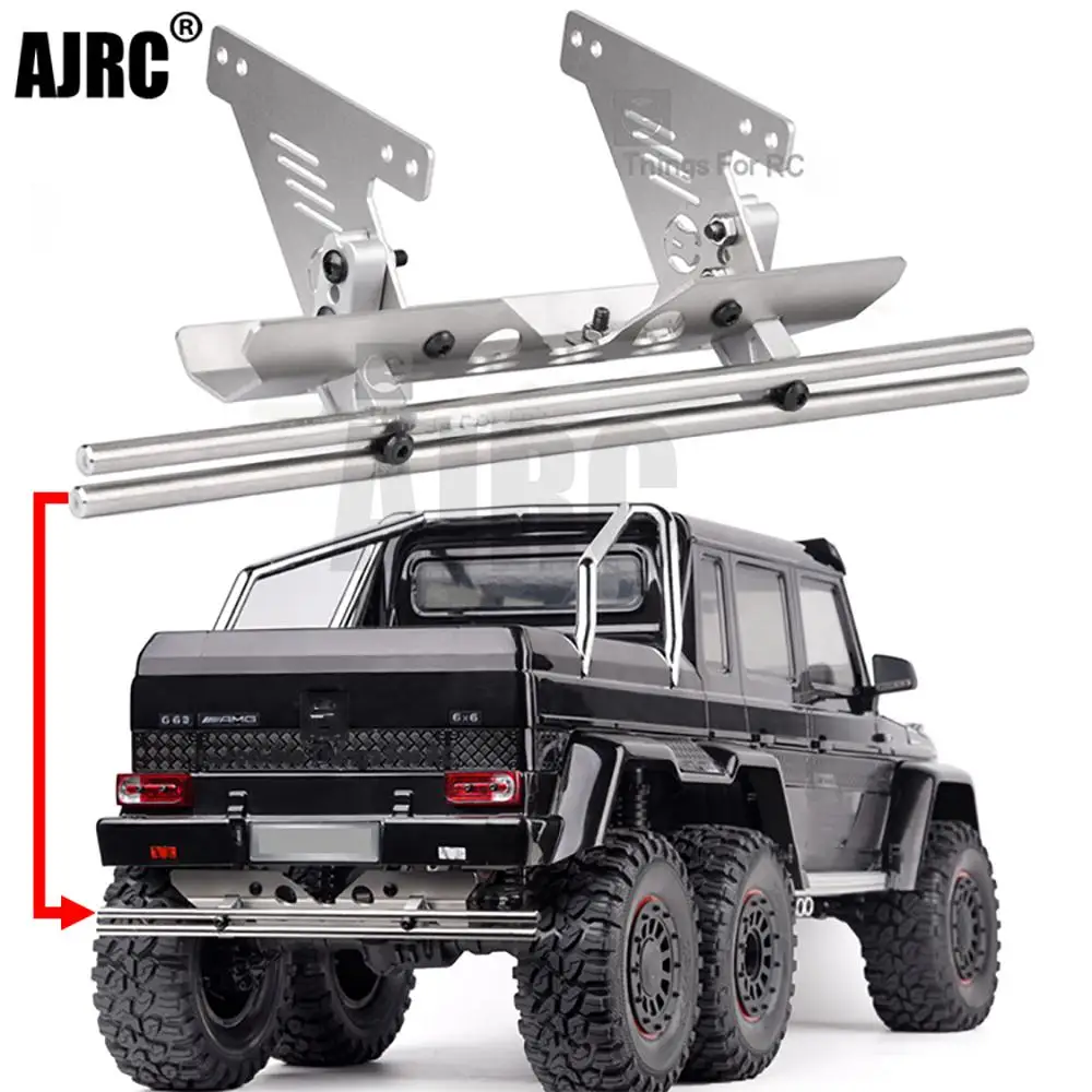 AJRC TRAXXAS TRX-4 G500 82096-4 AMG 88096-4 TRX-6 6X6 G63 Mercedes металлический задний бампер шасси защита Броня