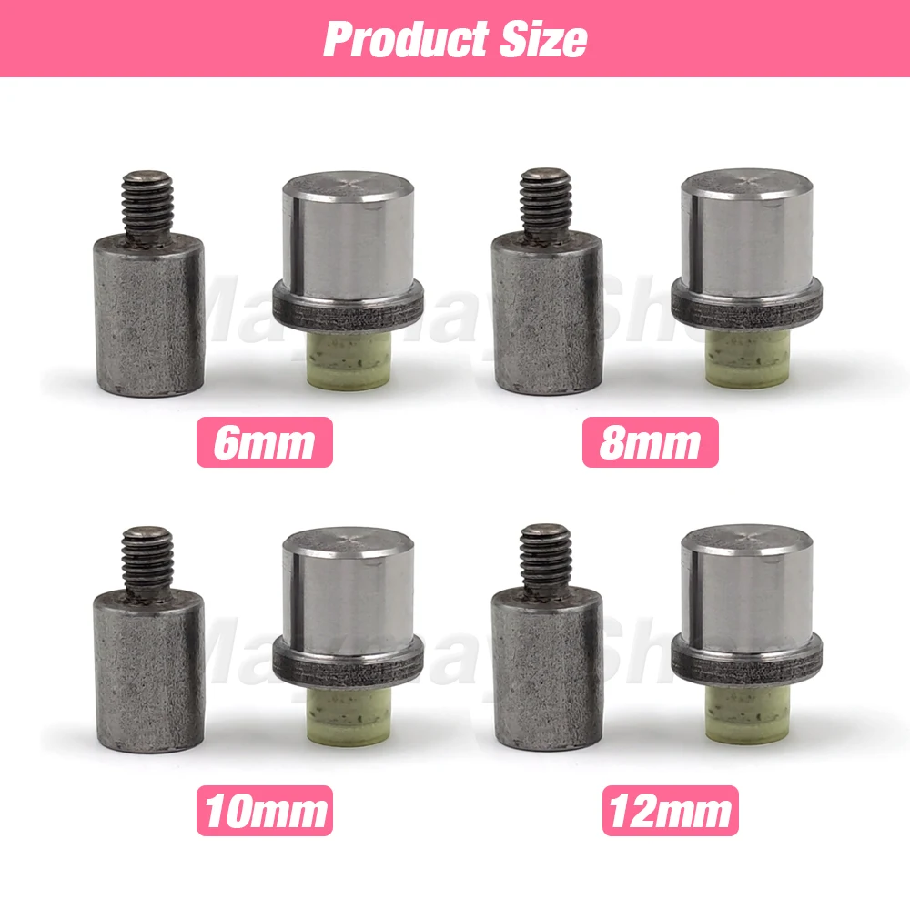 Наборы круглых плоских заклепок шипы шпильки гвоздики пресс-форма для рук