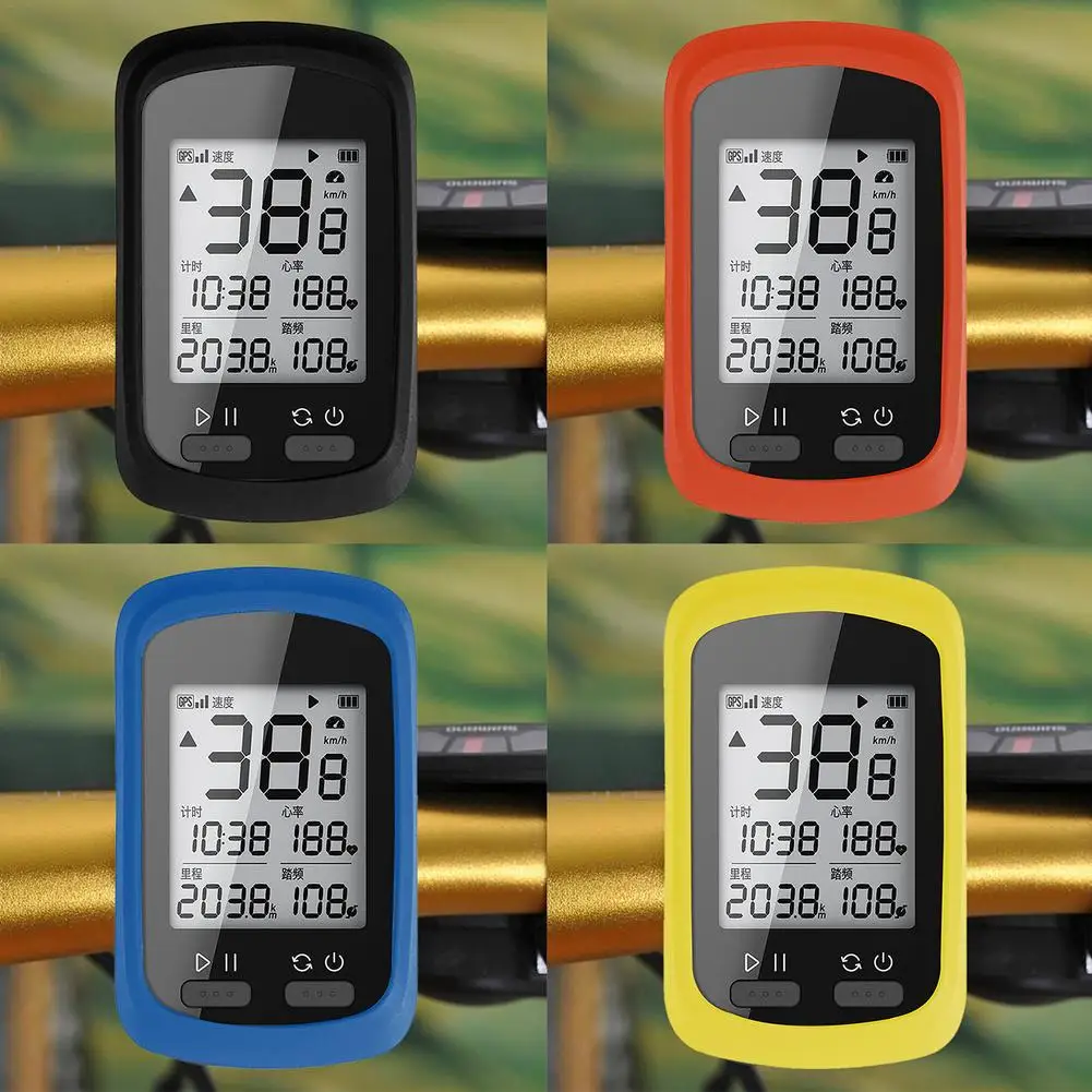 Купи Bicycle Silicone Computer Protective Cover DustProof Case For XOSS G+GPS Speedometer Code Table Waterproof bike Stopwatch Sleeve за 30 рублей в магазине AliExpress