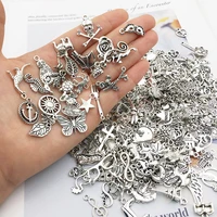 150 300pcs mixed vintage metal animal birds charms beads diy bracelet pendant neacklace accessories for jewelry making findings