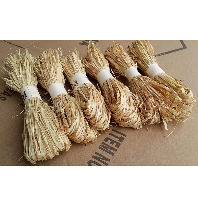 

1set Raffia Natural Rope DIY Crafts Wedding Invitation Gift Packing Rope Natural Raffia Rope Wedding Party Decor