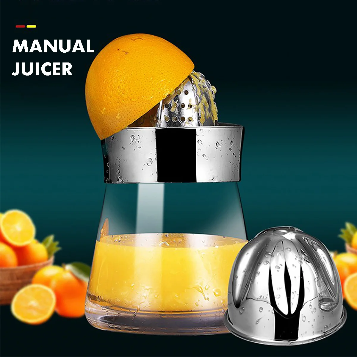 

700ML Stainless Steel Manual Lemon Juicer Fruit Juicer Hand Orange Citrus Squeezer Capacity Machine Fruit Squeezer Machine Tool