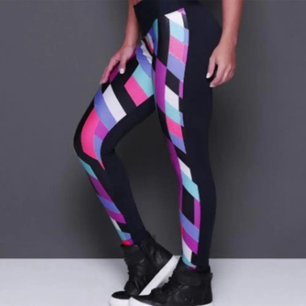 Дышащая Спортивная одежда для фитнеса женские модные леггинсы новые с высокой