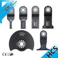 6pcs hcs saw blades for pvc wood cutting oscillating multi tool electric power tool trimmer saw blade accessories newone