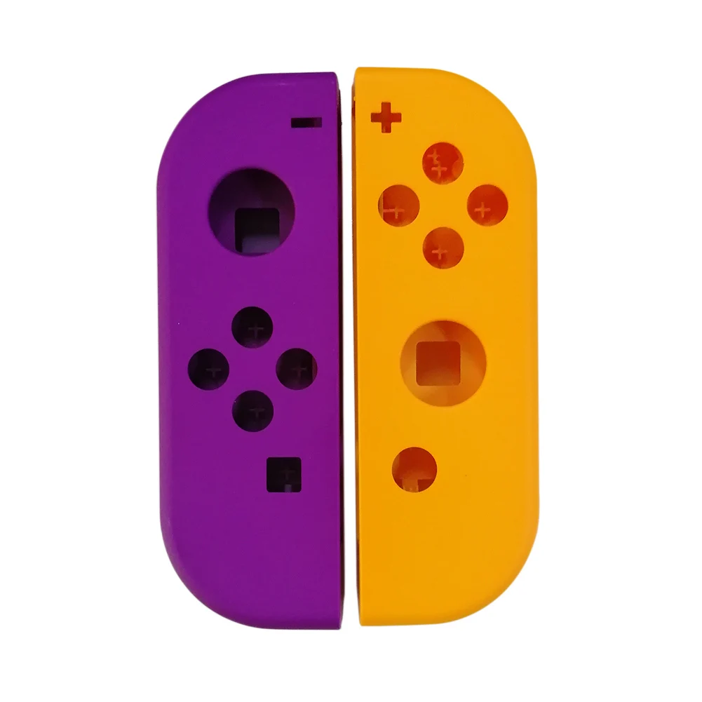 DIY Замена Полный корпус Оболочка Чехол для nintendo Switch Joy-Con контроллер фиолетовый/оранжевый