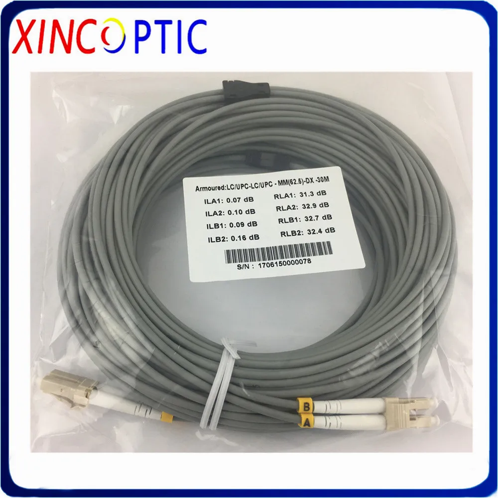 2 ядерный многомодовый бронированный патч корд MM 30M 50M 100M 150M 200M 300M SC LC FC волоконно
