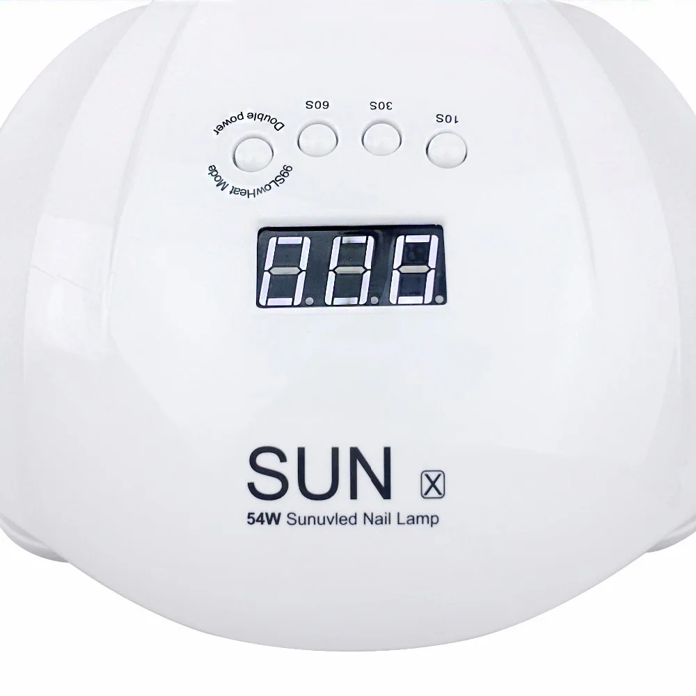 SUN X светодиодная УФ лампа для ногтей Сушилка 54 Вт/24 Вт маникюра гелевая