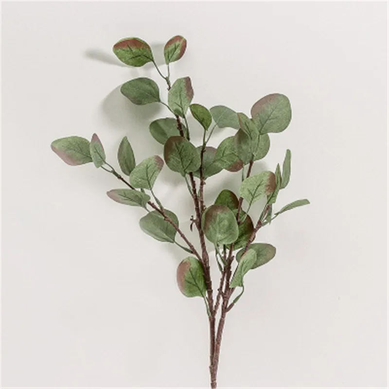 

6PCS Simulation Single Branch Eucalyptus Plant For Wedding Home Decoration Artificial Fake Flowers Flower Arrangement Accessorie