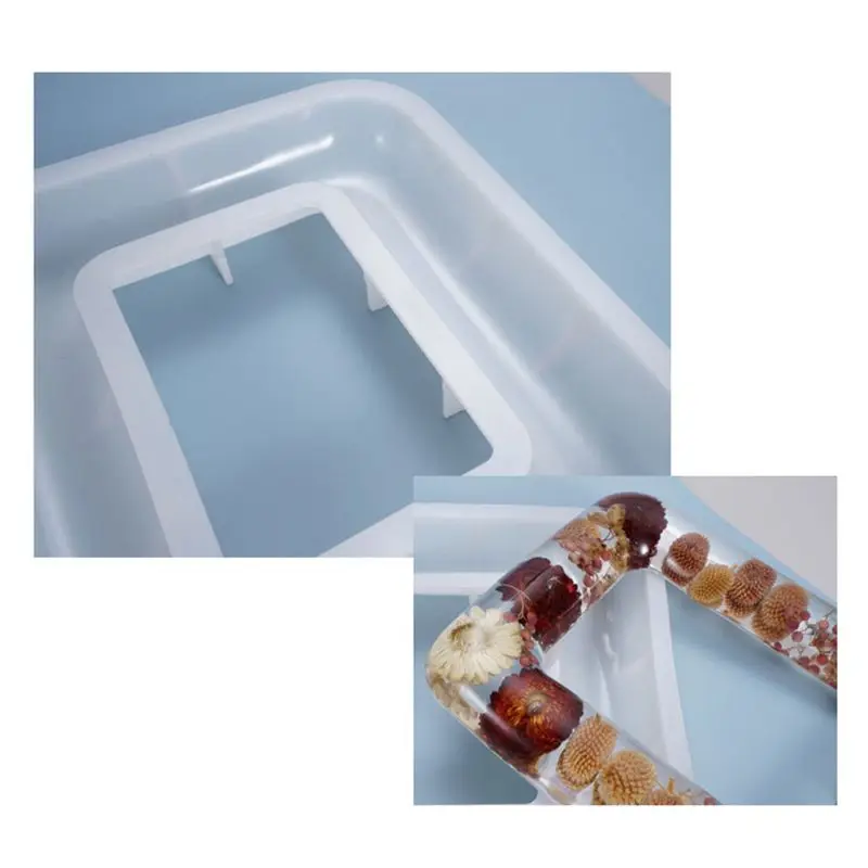 

Resin Crystal Epoxy Frame Mold Decoration Casting Silicone Mould DIY Crafts Jewelry Making Tool