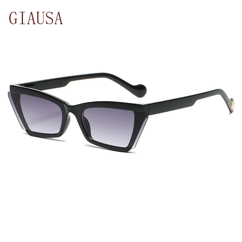 

GIAUSA New fashion small frame sunglasses Fashion Street Photo personalized Sunglasses couple leisure sunshade glasses