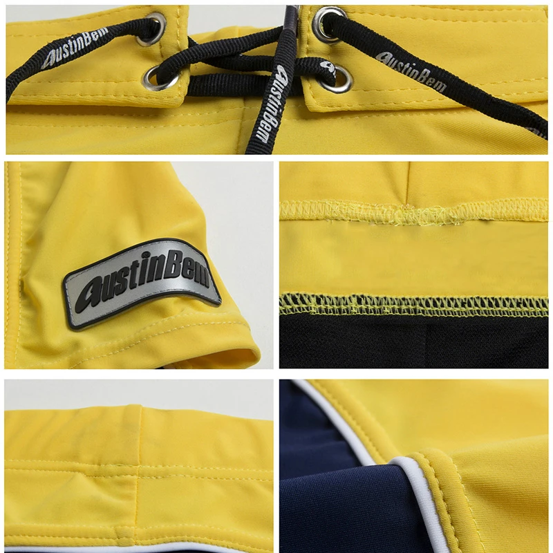 Мужской купальный костюм с завязками Мужская быстросохнущая дышащая пляжная