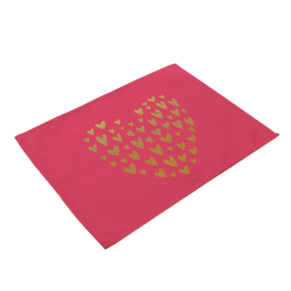 Милые стильные прямоугольные одноцветные хлопковые льняные миски с узором в